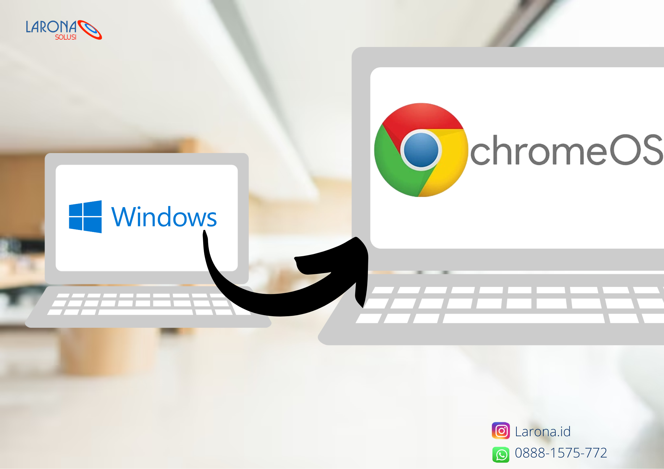 ChromeOS makin populer diera digitalisasi, Windows kehilangan pangsa pasar! - Larona Prima Solusi